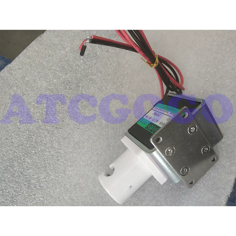 Two-way NC Normal Closed low pressure Solenoid pinch valve  tube size 2way NC I.D 1mm*O.D3mm