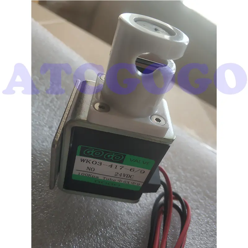 Two-way NC Normal Closed low pressure Solenoid pinch valve  tube size 2way NC I.D 1mm*O.D3mm