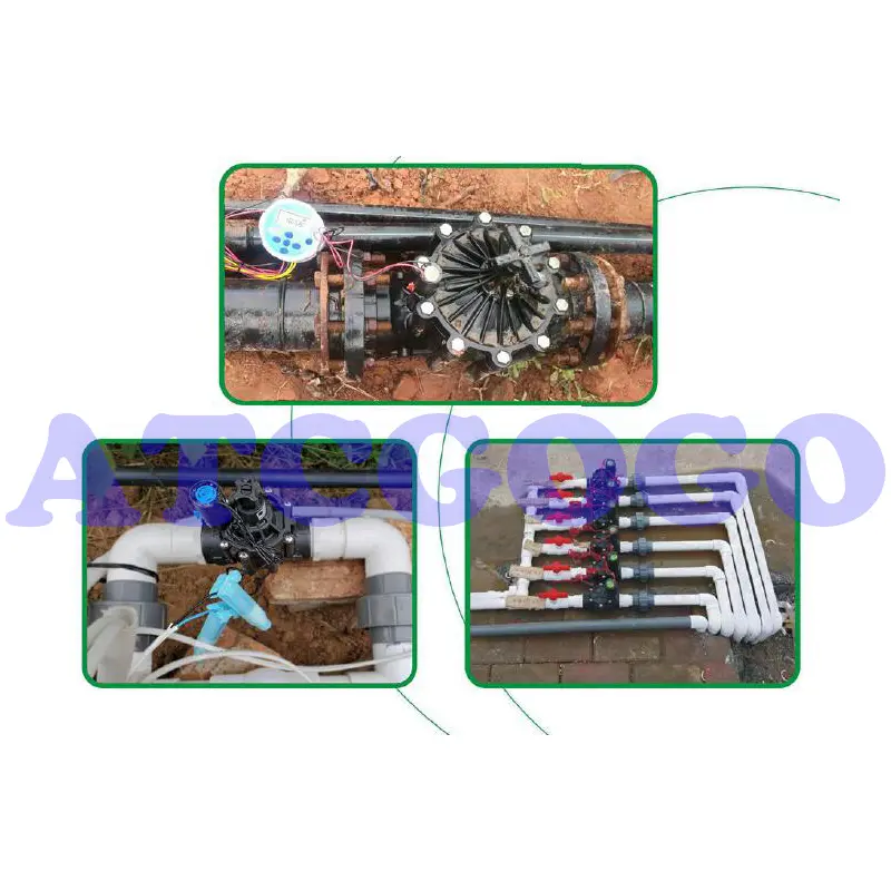 2" 2-1/2" 3" Irrigation Solenoid Valve 220V 110V 24V 12V DC Latching For Farm Garden Landscape Irrigation