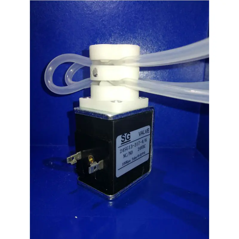 Pinch valve Solenoid valve Mini pinch Squeeze-off pressure diaphragm Diaphragm pinch globe valve, 4-way