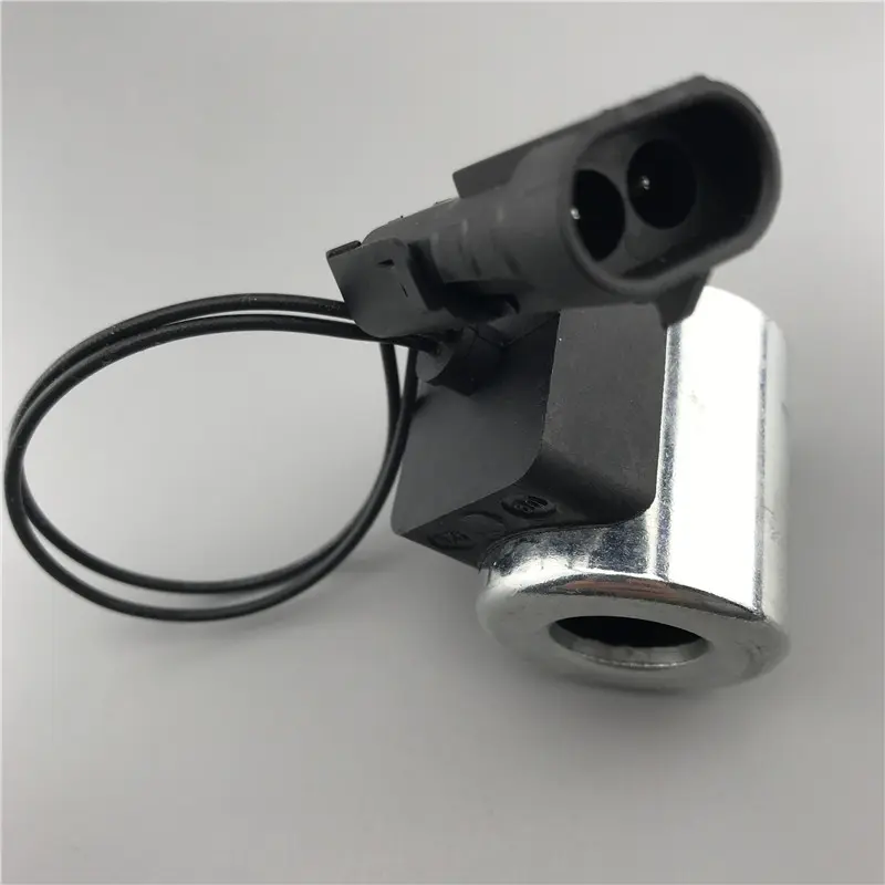 Excavator parts Lonking 85 solenoid valve coil pilot safety lock solenoid valve Yuchai 65/75-8 Pengpu 60 Hole 18mm Height: 40mm
