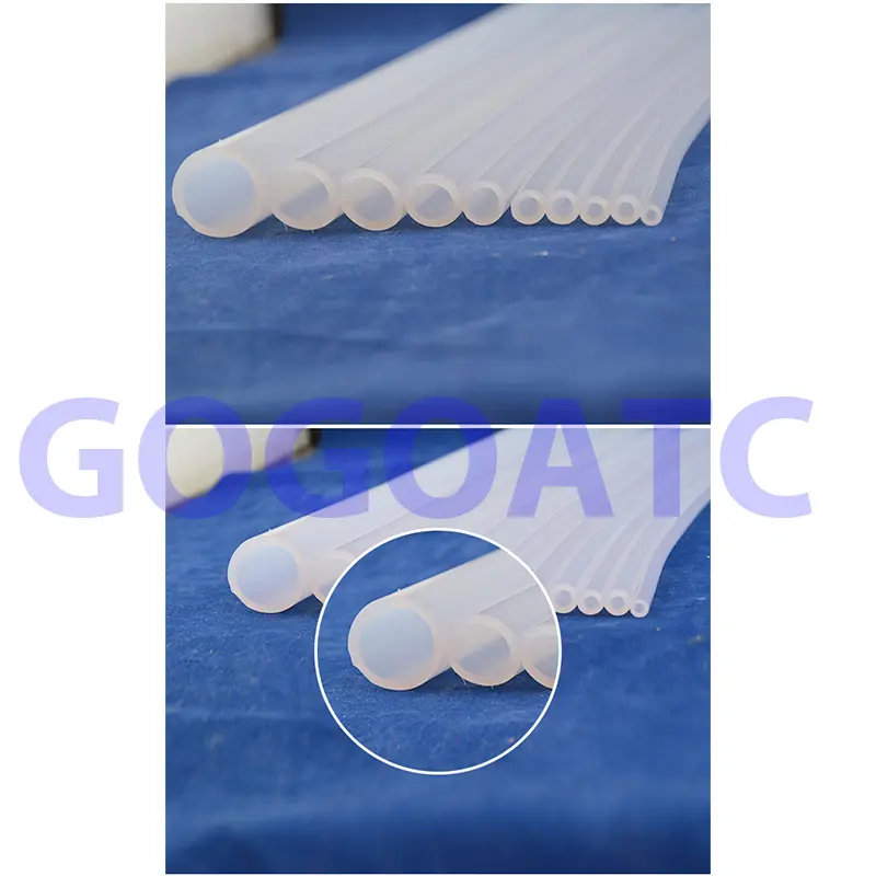 Silicone tube for pinch  valve