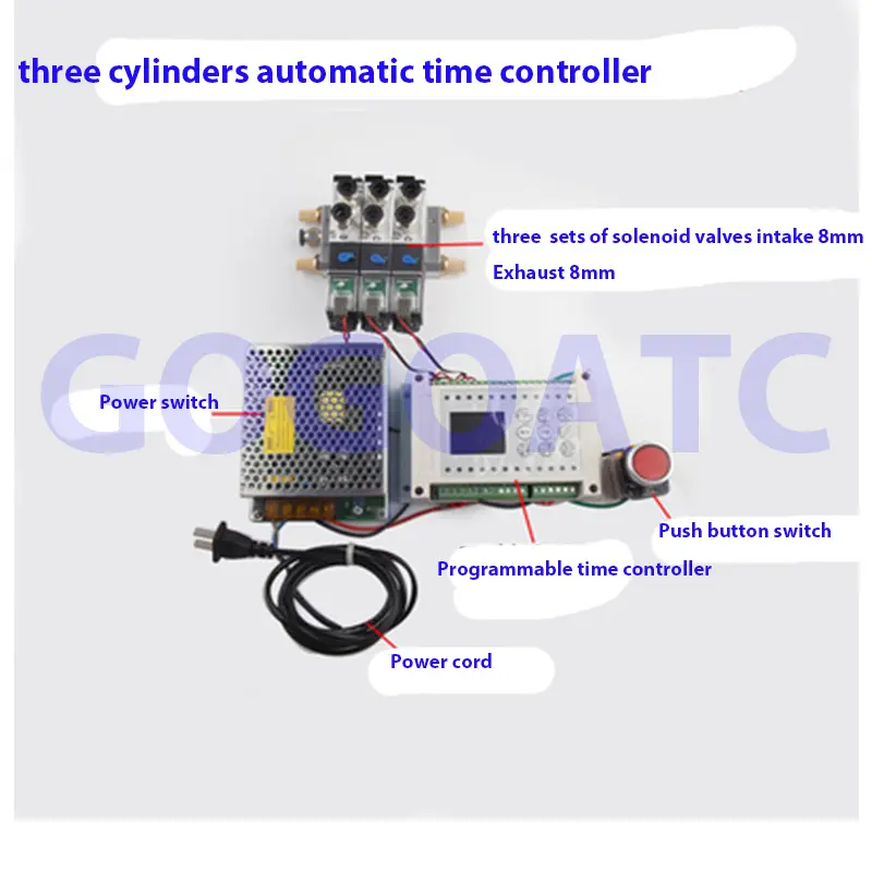 Cylinder automatic time reciprocating controller programmable intelligent microcomputer gas-liquid pressurization speed control