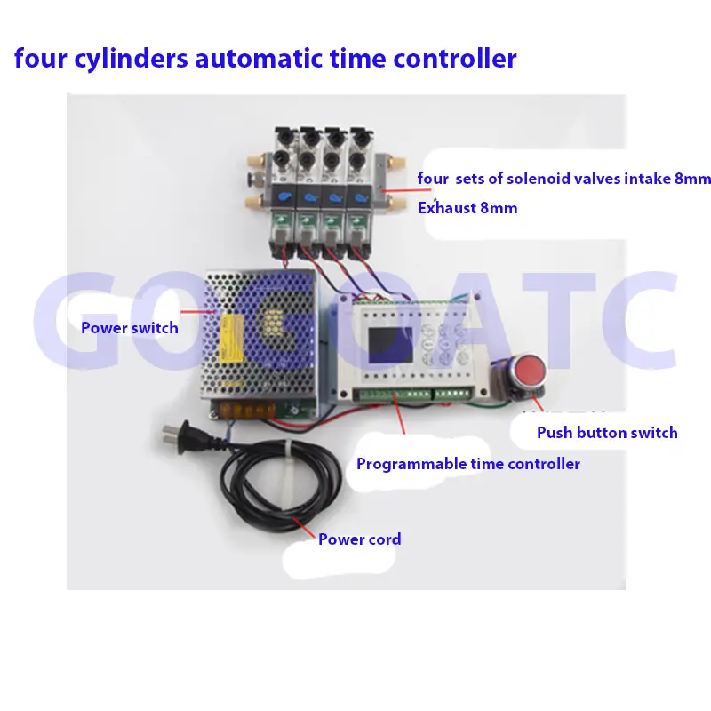 Cylinder automatic time reciprocating controller programmable intelligent microcomputer gas-liquid pressurization speed control