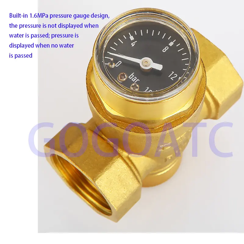 Thickened tap water household pressure reducing valve, hand-adjustable pressure regulator valve, water pipe pipeline