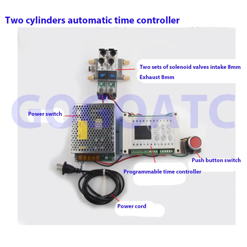 Cylinder automatic time reciprocating controller programmable intelligent microcomputer gas-liquid pressurization speed control