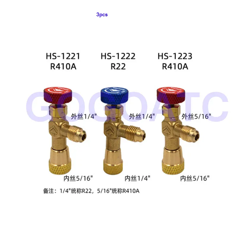 Air conditioning liquid safety valve R410A refrigerant fluoride safety valve