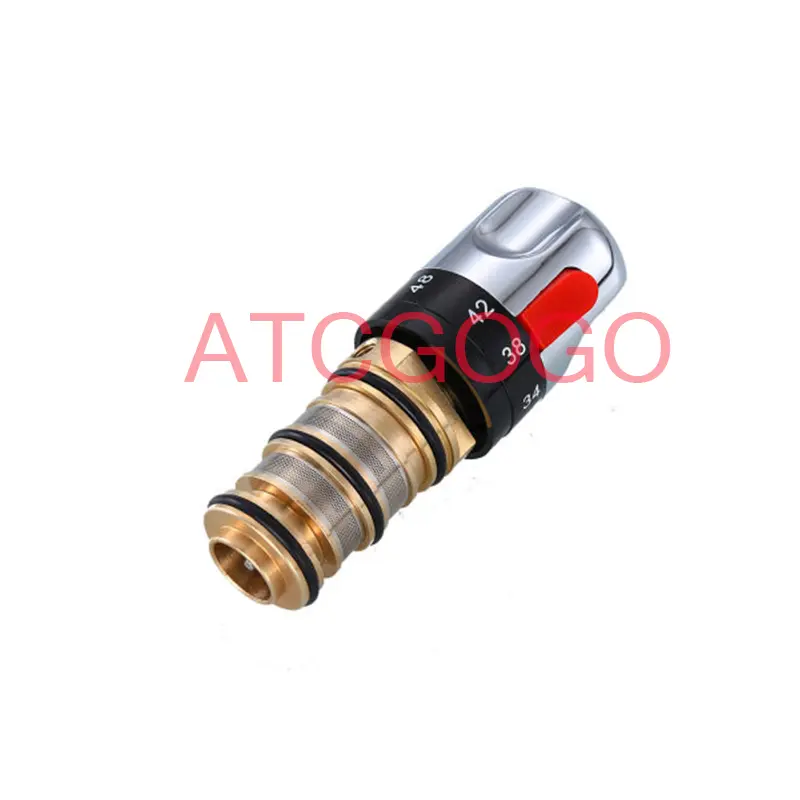 SMA four generation thermostatic valve core thermostatic shower faucet core accessories copper thermostatic water mixing valve t