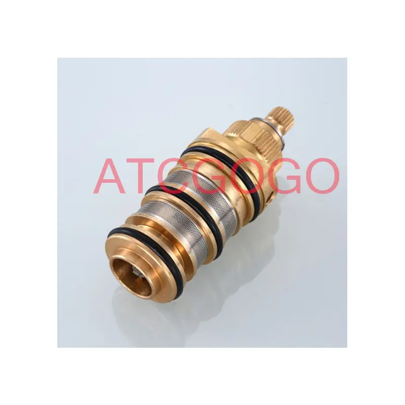 SMA four generation thermostatic valve core thermostatic shower faucet core accessories copper thermostatic water mixing valve t