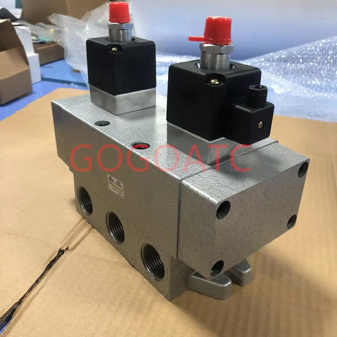 Double electric control solenoid valve K35D2H-6 8 10 15 20 25 slide valve three-position five-way pneumatic reversing valve