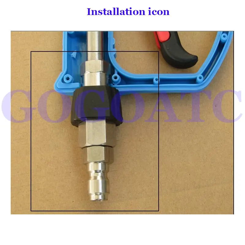 360 degree rotating anti-winding joint high pressure joint water pipe spray gun joint