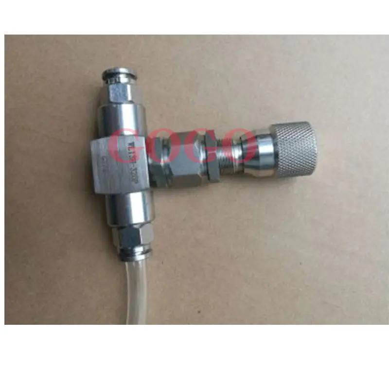 Stainless steel scaled quick-plug micro regulating valve