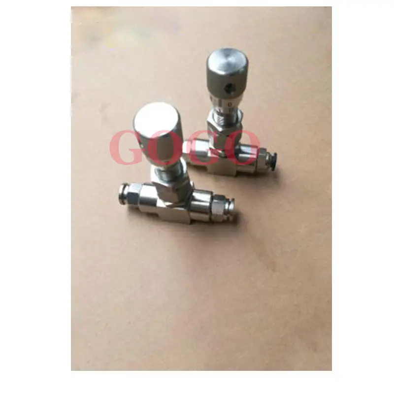 Stainless steel scaled quick-plug micro regulating valve