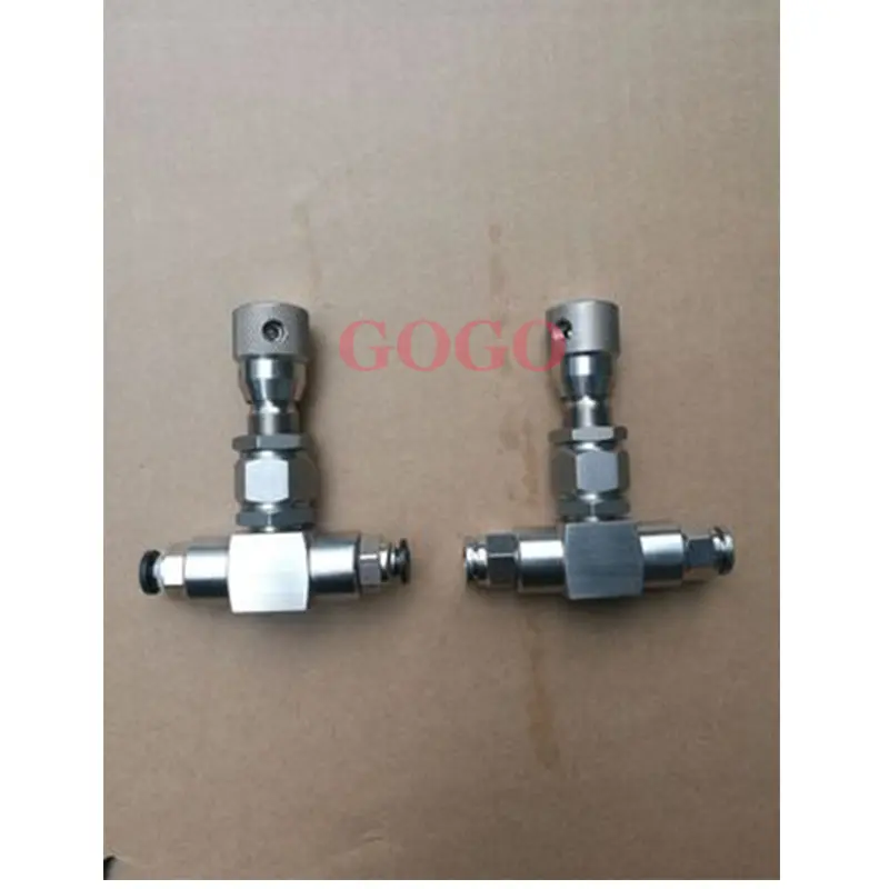 Stainless steel scaled quick-plug micro regulating valve