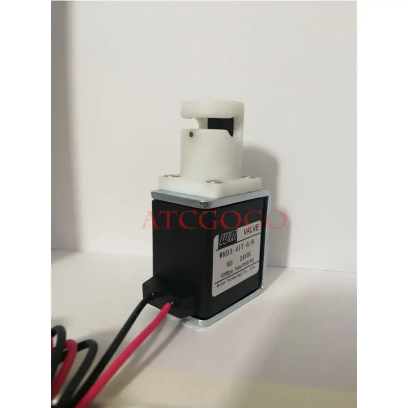 Two-way Normal open low pressure Solenoid pinch valve  tube size 2way NC I.D 6mm*O.D8mm