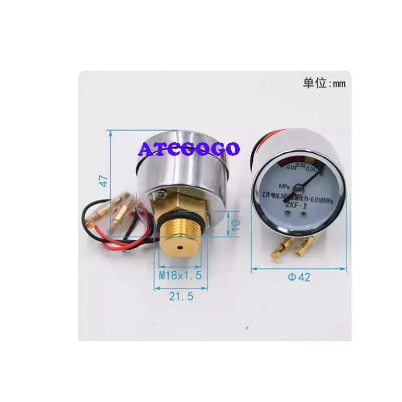 CYB-i ZKF-II vacuum pressure gauge sender filter to block the alarm for pollutants