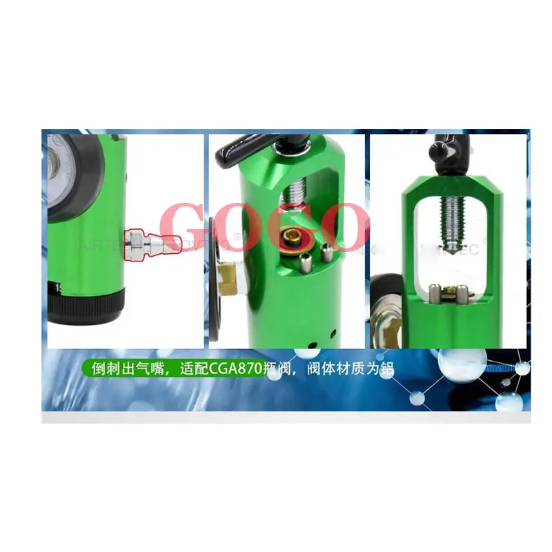Inexpensive Oxygen Regulator 870 CGA 0-15 LPM