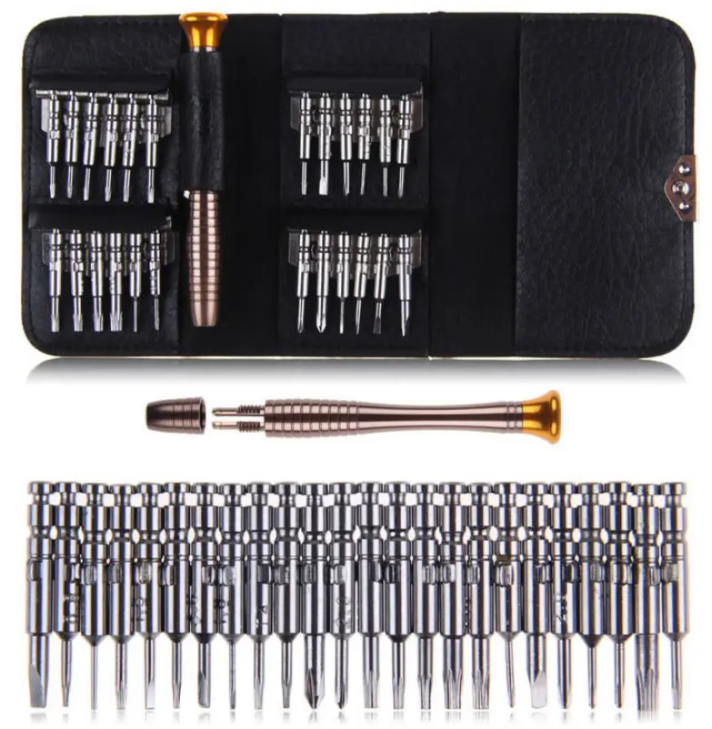 25-in-1 purse mobile phone disassembly repair kit portable screwdriver set