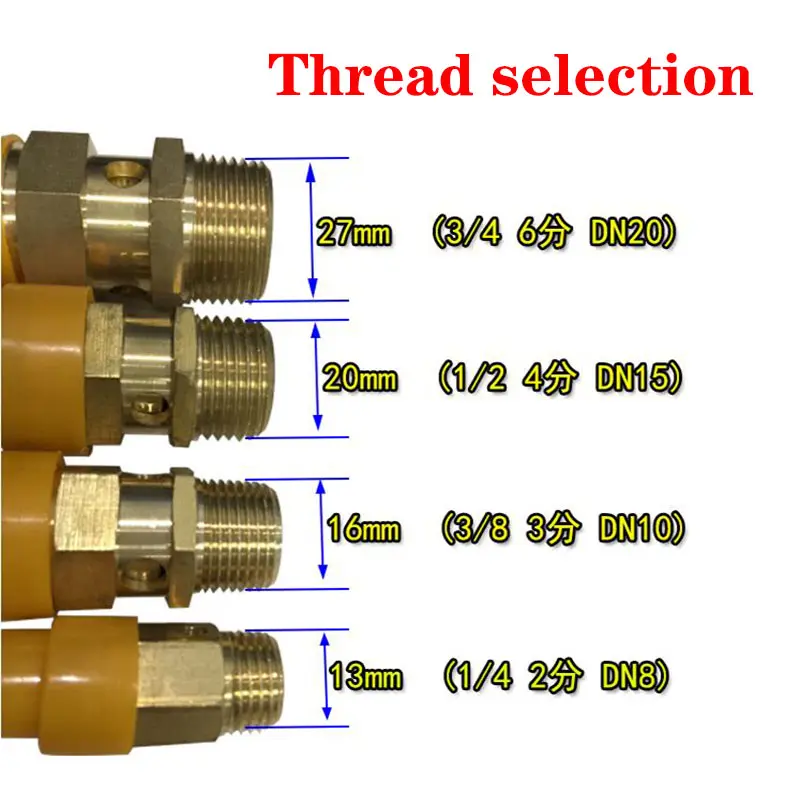 Air compressor safety valve, pressure relief valve, gas tank safety valve, steam gas pipe, A28X-16T automatic exhaust valve