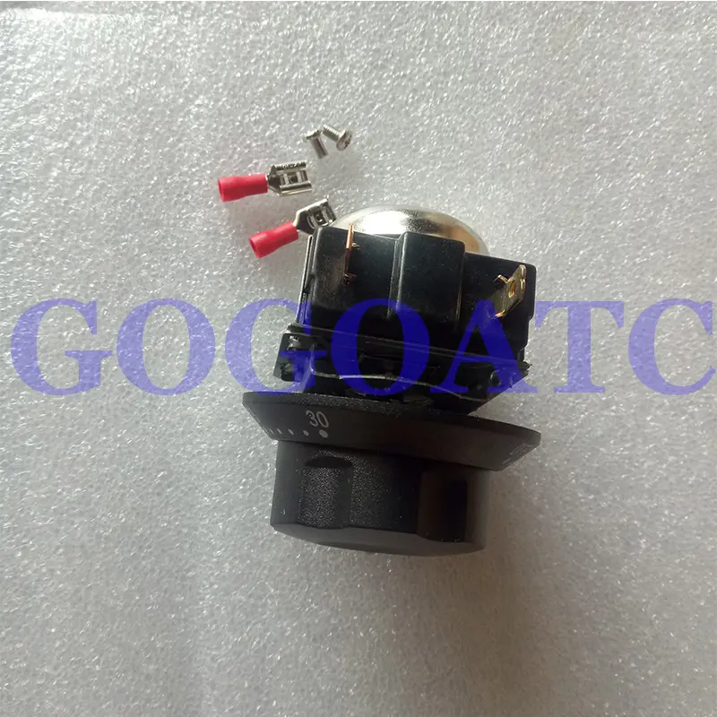 With bell timer, timer switch of light wave cabinet of rice steaming car, 30 minute dial knob