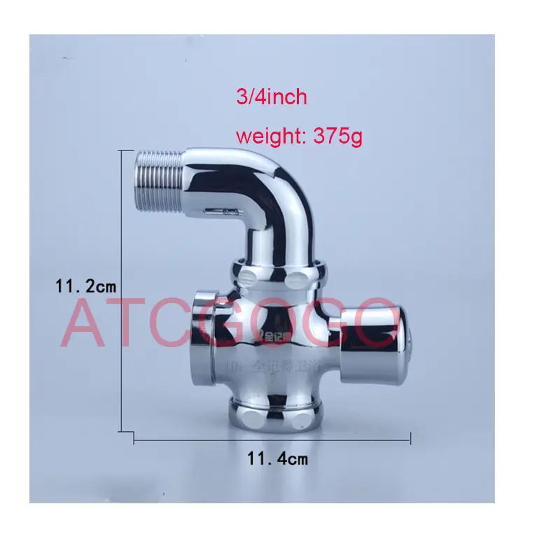 Concealed toilet press flush valve