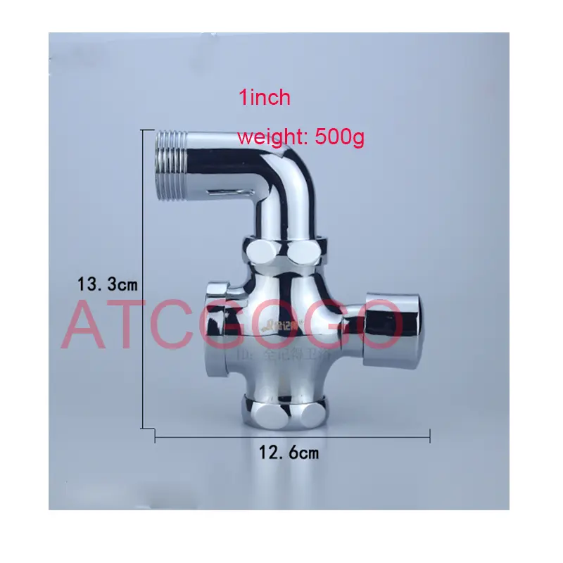 Concealed toilet press flush valve