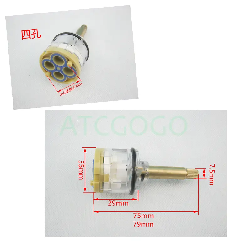 Faucet valve for Jacuzzi shower room, 3rd gear, 4th gear, 3 hole 4 hole manifold valve