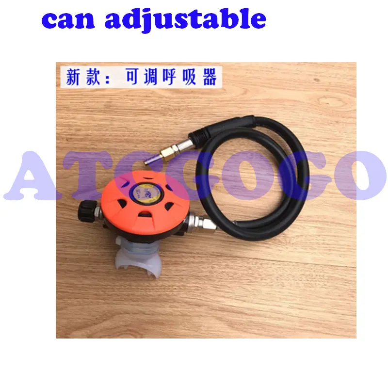 Diving Snorkel Tube Snorkeling Equipment Pressure Reducer Scuba 2nd Regulator Underwater Secondary Breathing With Mouthpiece