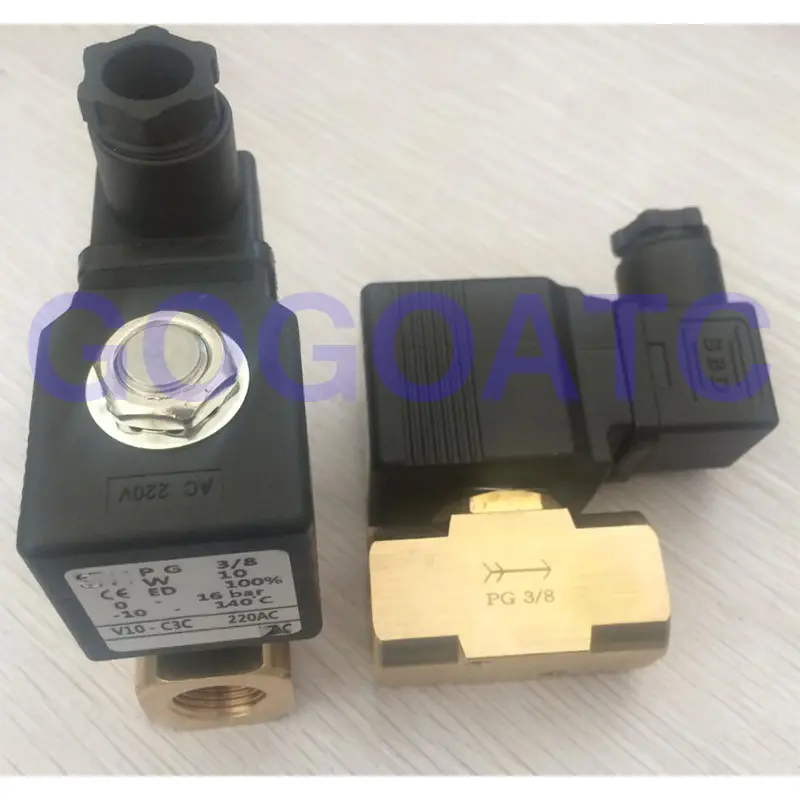 Large-diameter two-position two-way solenoid valve G3/8 solenoid valve