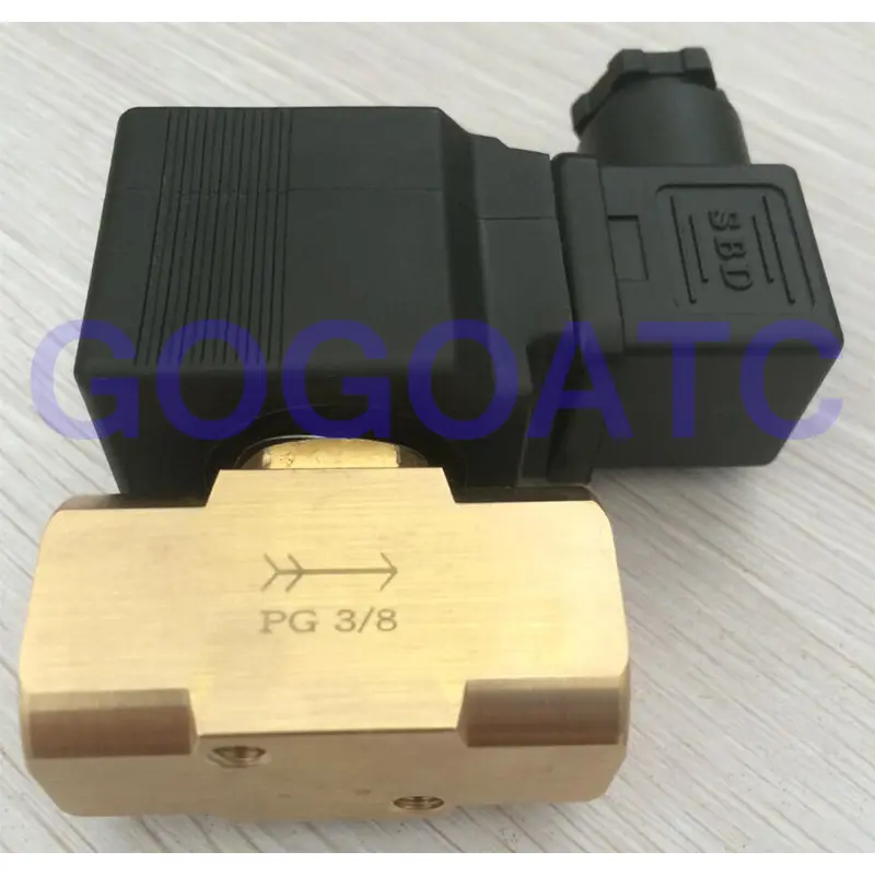Large-diameter two-position two-way solenoid valve G3/8 solenoid valve