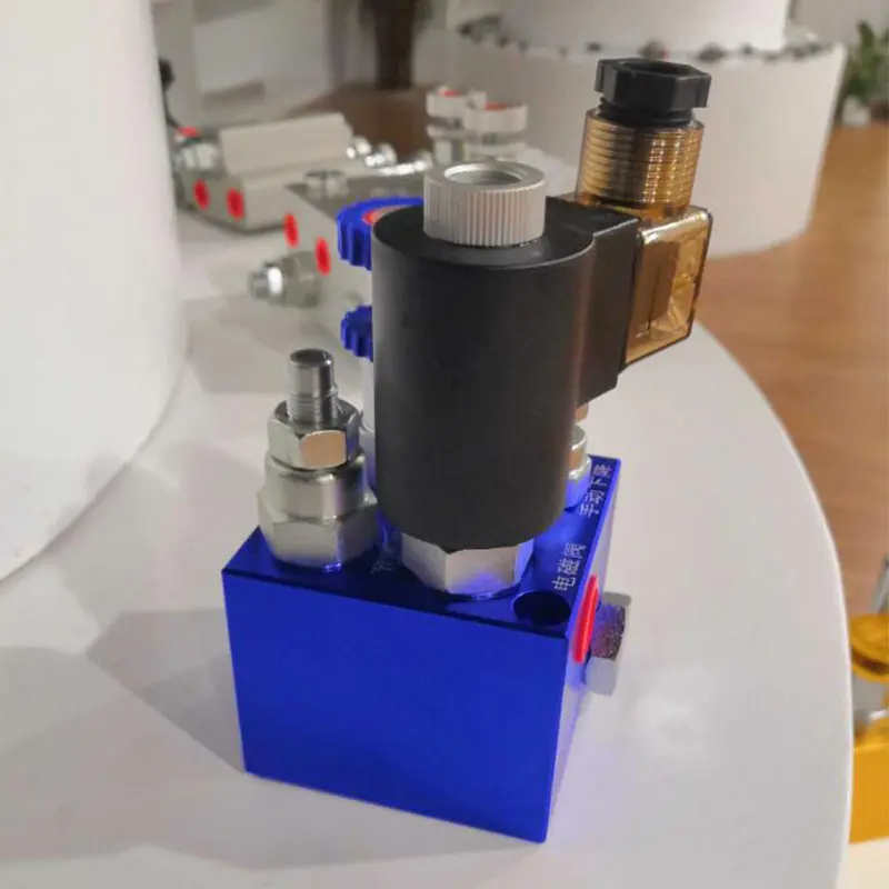 ET-04 Lifting Valve Group Lifting Platform Hydraulic Station Fittings Hydraulic Integrated Valve Block
