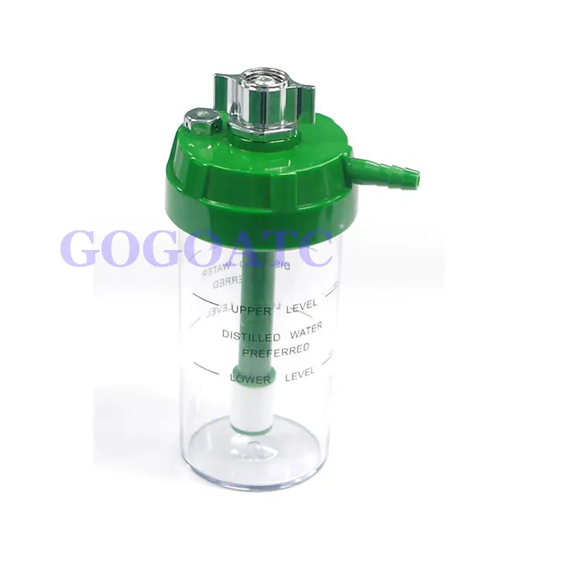 Medical Gas Oxygen Pressure Regulator CGA540 CGA870 DISS with Humidifier bottle