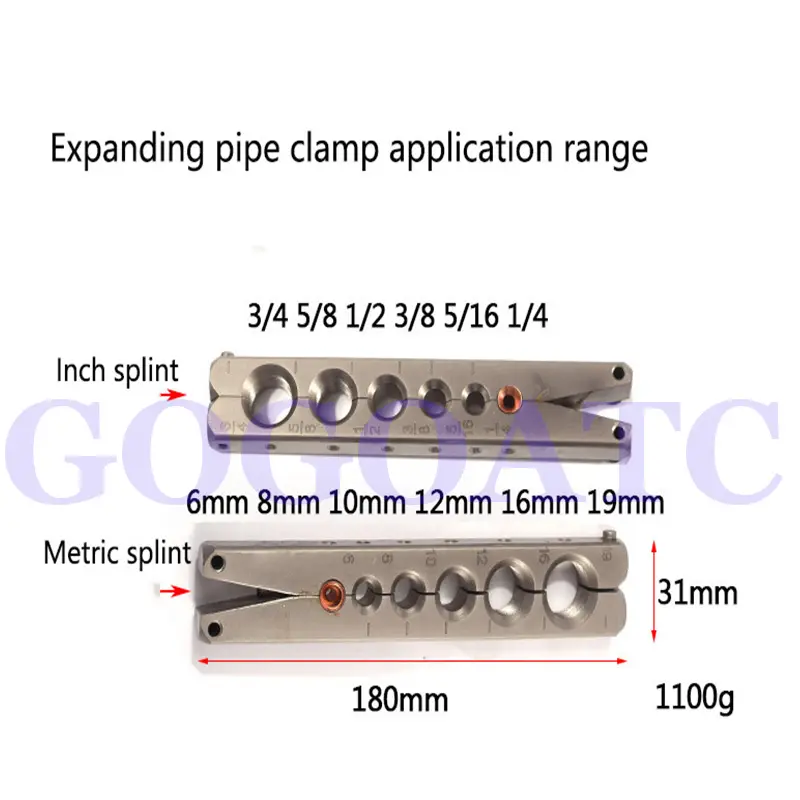 Air Conditioner Repair Tube Expander Kit Copper Pipe Reamer Faring Tool 6-19mm 1/4-3/4 Inch