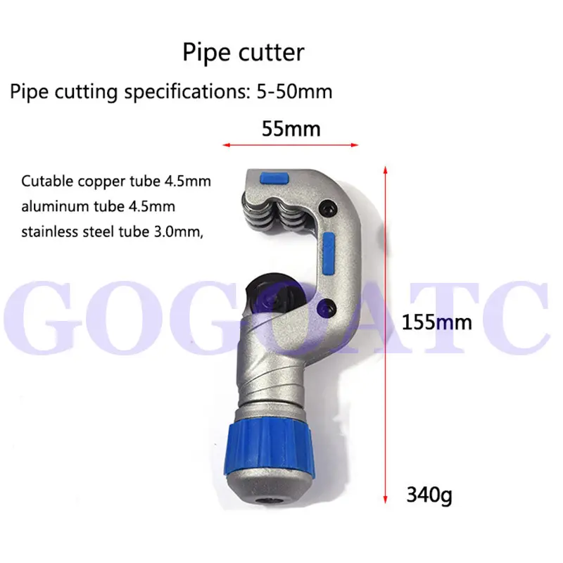 Air Conditioner Repair Tube Expander Kit Copper Pipe Reamer Faring Tool 6-19mm 1/4-3/4 Inch