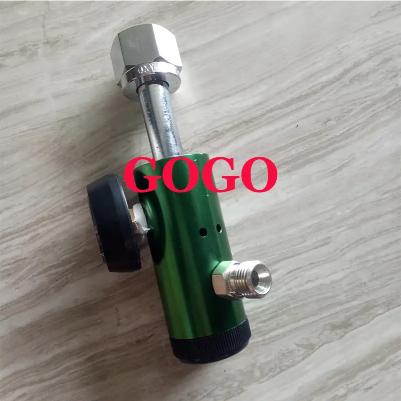 Medical Gas Oxygen Pressure Regulator CGA540 CGA870 DISS with Humidifier bottle
