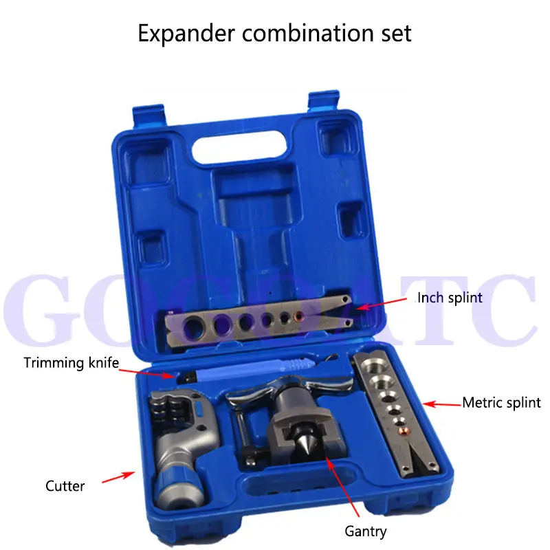 Air Conditioner Repair Tube Expander Kit Copper Pipe Reamer Faring Tool 6-19mm 1/4-3/4 Inch