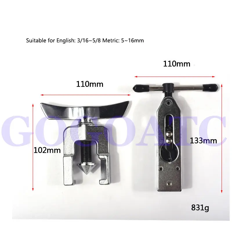 Air Conditioner Repair Tube Expander Kit Copper Pipe Reamer Faring Tool 6-19mm 1/4-3/4 Inch