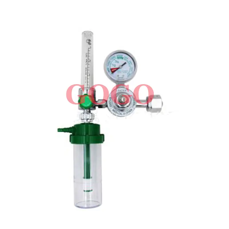 Oxygen pressure regulator Regulator with Flowmeter and humidifier bottle 0-15L