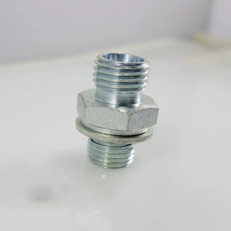 1CG, 1DG  24 Degree Taper Sleeve Transition Joint O-ring Seal End Straight-through Joint for English Pipe Thread
