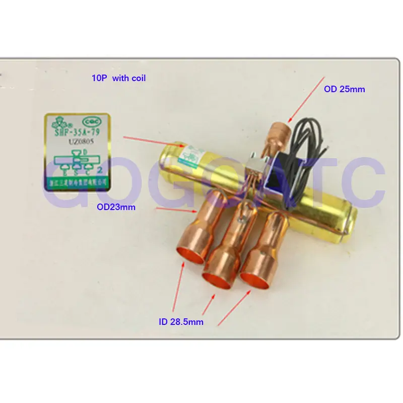 1P/1.5P/2P/3P/5P air conditioner four-way valve with coil