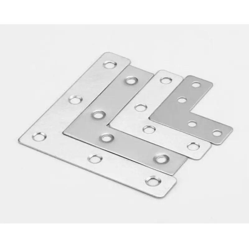 10PCS   SS steel angle code 90° right angle bracket holder L-shaped triangle iron T-shaped iron piece connection accessories