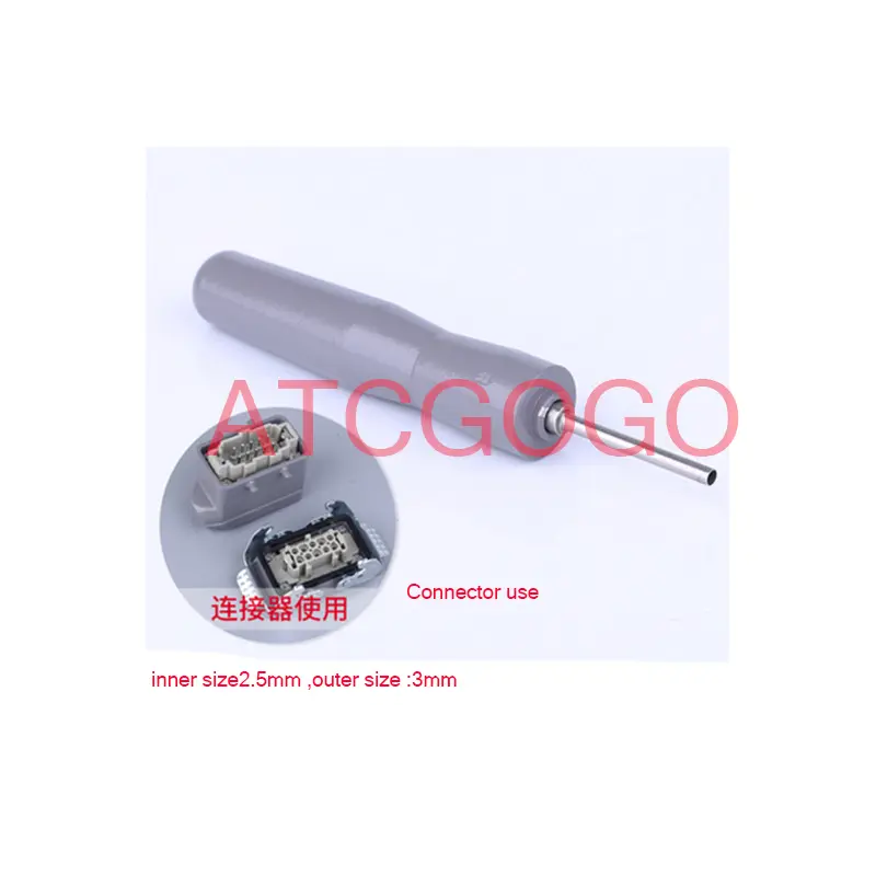 Heavy-duty connector 10A / 16A rectangular connection HD / HDD cold press needle special tool push / HE needle ejector