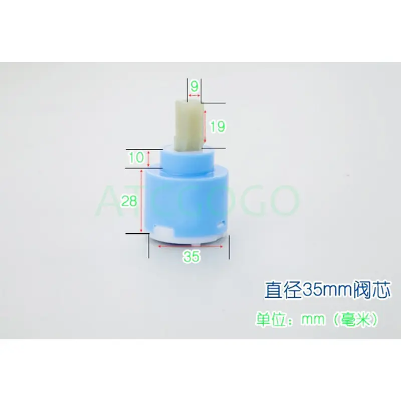 Spool Basin Kitchen Hot and Cold Faucet Hybrid Universal Switch Ceramic Core Fitting 40 35