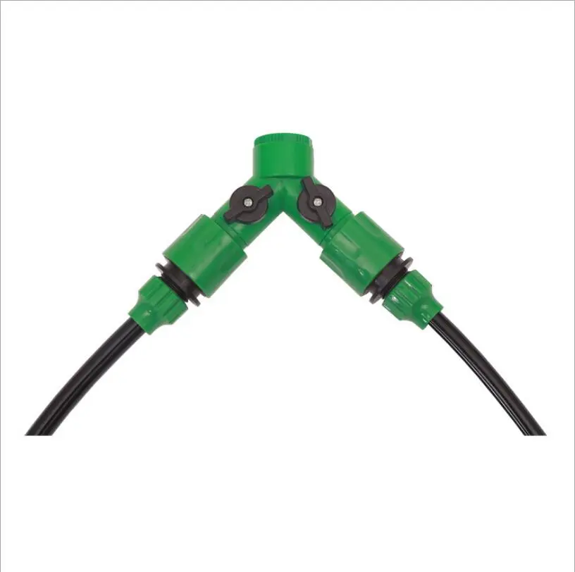 Micro Drip Irrigation System Plant Self Automatic Watering Timer Garden Hose Kits