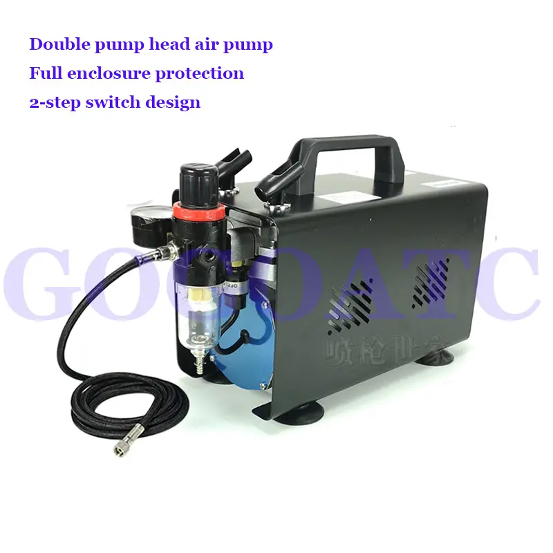 Double pump head Gundam military model spray paint air pump