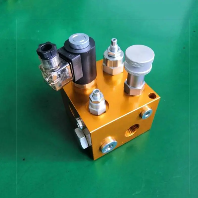 ET-06 lifting valve group lifting platform lifting cargo elevator hydraulic station accessories integrated valve block