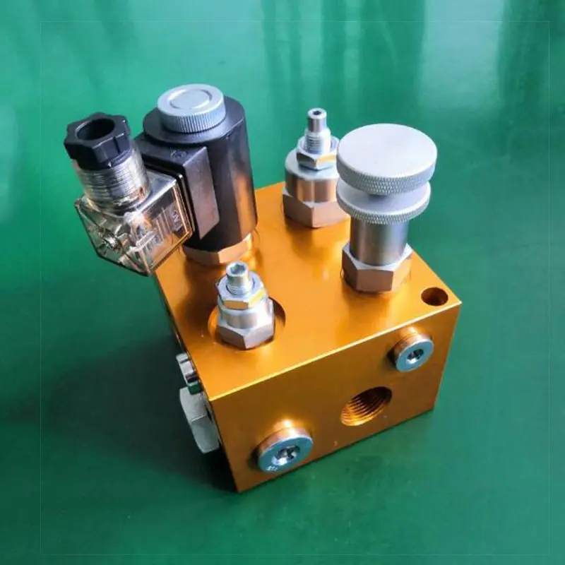 ET-06 lifting valve group lifting platform lifting cargo elevator hydraulic station accessories integrated valve block