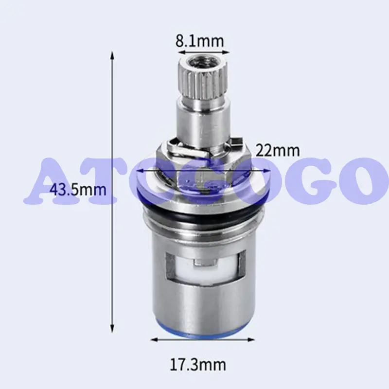 Quick opening faucet 304 stainless steel ceramic valve core 1/2", faucet triangle valve, all copper valve core general accessori