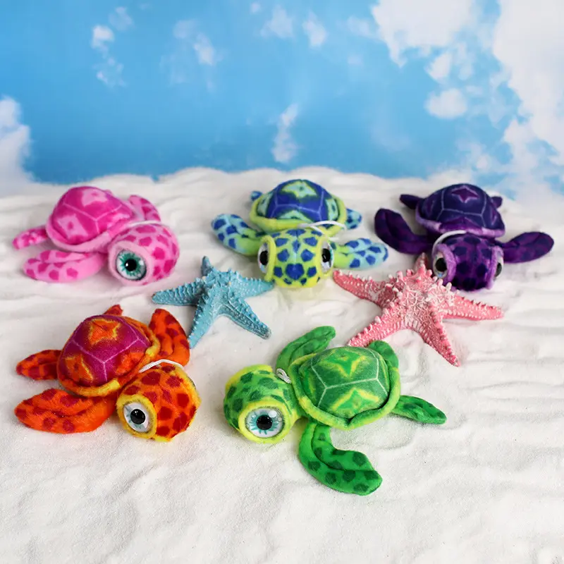 20cm/30cm Simulation Tortoise Plush Toys Baby Sleeping Doll Soft Cartoon Animal Tortoise Stuffed Doll Boy Birthday Best Gifts