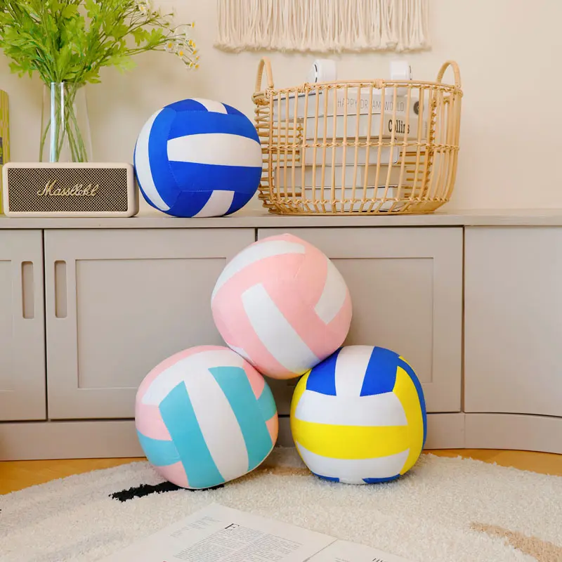 14cm Simulation Volleyball Plush Toys Cute Stuffed Pillow Stuffed Plush Ball for fans Toy Exquisite Children Boys Birthday Gift
